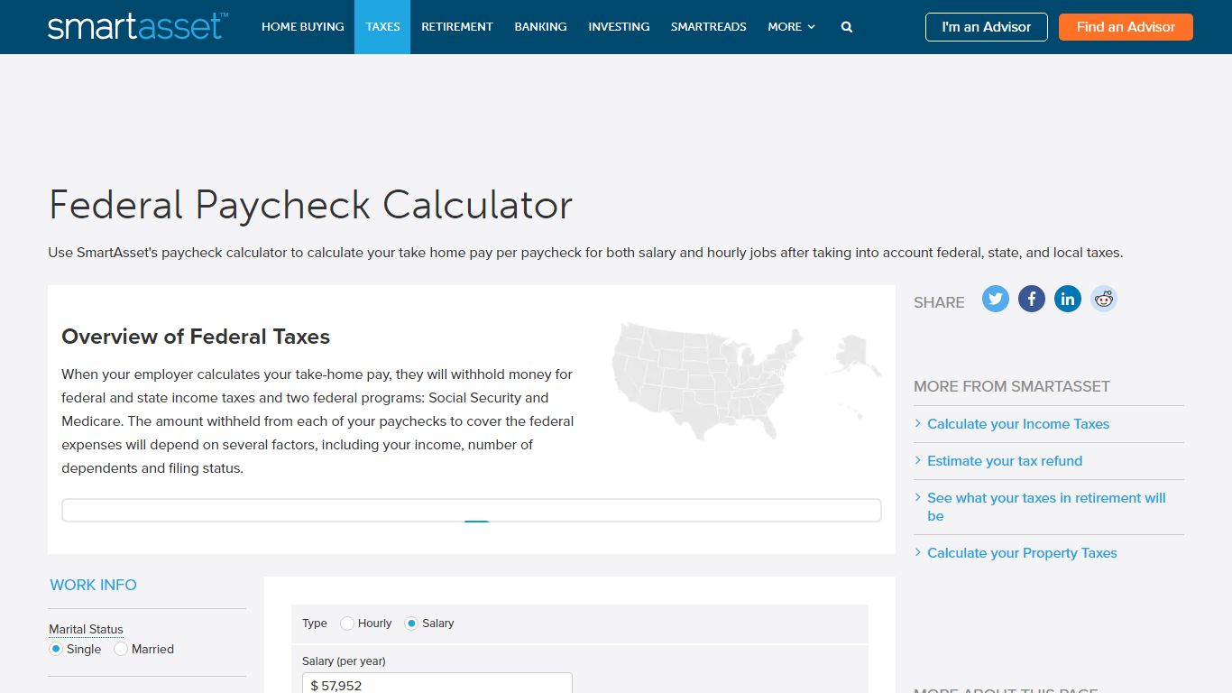 Free Paycheck Calculator: Hourly & Salary - SmartAsset